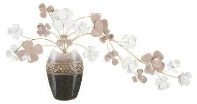 Produktbild von Mauro Ferretti, Wandpaneel, Vase, 87,5 x 6 x 46 cm, mehrfarbig