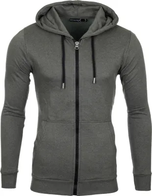 Produktbild von Reslad Sweatjacke Herren Pulli Kapuzen-Pullover Männer Hoodie Jacke Zip-Pullover RS-1041 Khaki XL