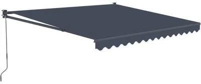 Immagine prodotto di Tenda da sole retrattile in alluminio 2,5 x 3 m "Ombra 3" - Grigio antracite