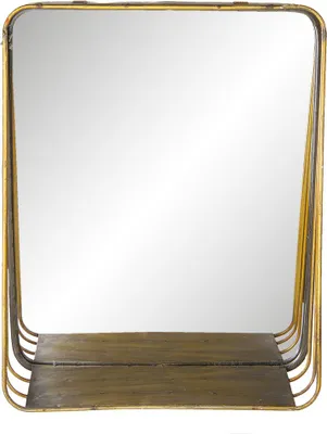 Produktbild von Clayre & Eef Spiegel 34x42 cm Kupferfarbig Metall
