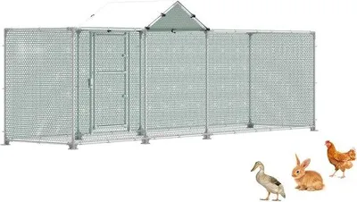 Productafbeelding van Kippenhok, kippenhok, dak, gevogeltehok voor kippen, pluimvee, kleine