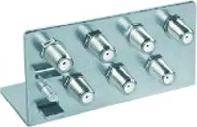 Produktbild von TRIAX Erdungswinkel, 7-polig, F-Buchsen, beidseitig belegbar, 1 Stk.