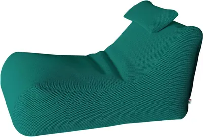 Produktbild von Pouf Abuli, Mehrzwecksessel, Sitzsack, Hockerhocker,  Italy, 70x120 h65 cm, Grün