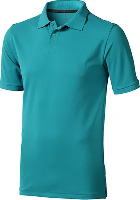 Immagine prodotto di Elevate 38080 | Polo Calgary / Piqué da uomo - Colore: Aqua - Taglia: XXL