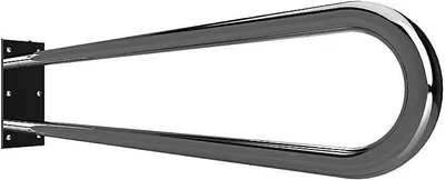 Produktbild von BELP Stützgriff in U-Form Edelstahl poliert 100x250x916 mm, 120 kg Traglast für Bad & WC >> zum Bohren