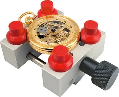 Produktbild von Gehäusehalter – für große Armband- und Taschenuhren – spannt bis Ø 60 mm