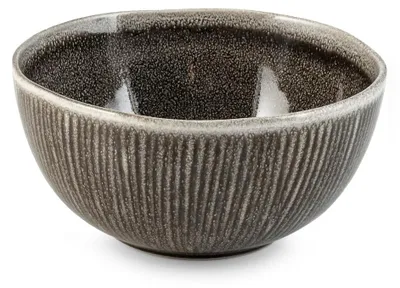 6er-Set Schalen Yucatan, Steinzeug, Braun, 18 cm