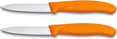 Produktbild von Victorinox Schälmesser Swiss Classic - Orange - 2 Stück