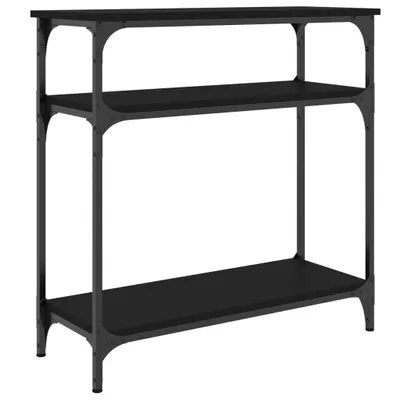 Produktbild von vidaXL Konsolentisch Schwarz 75x29x75 cm Holzwerkstoff