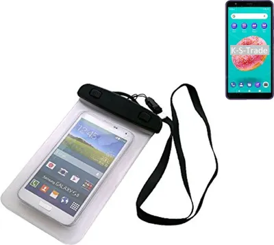 Produktbild von K-S-Trade Schutz Hülle Handy Hülle Kompatibel mit ZTE Blade A3Y Beach Bag wasserdicht 16cm x 10cm Schutzhülle Staub Sand Flachwasser Beachbag Case