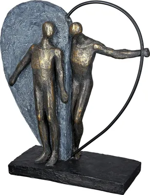 Produktbild von Casablanca by Gilde Dekofigur Skulptur Heartbeat H. 31 cm,37073