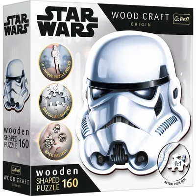 Image de Puzzle en bois 160 Star Wars - Casque de Stormtrooper
