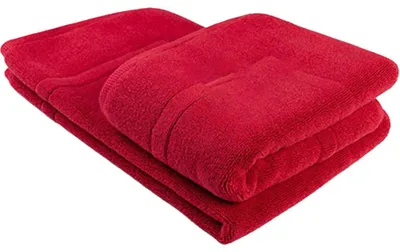 Image de ARTG - Tapis de bain, couleur unie LT4435 (taille unique) (rouge foncé)