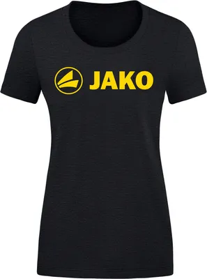 Produktbild von Jako Promo T-Shirt Damen - Schwarz Meliert / Citro