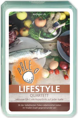 Produktbild von Paleo Lifestyle Quartett (Quartettspiel)