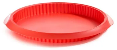 Produktbild von Lékué 887987, Quiche-Pfanne, Rund, -60 °C, 220 °C, Rot, Silikon