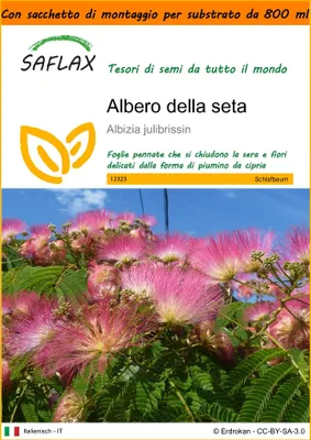 Immagine prodotto di SAFLAX Garden in the bag - Albero della seta - 50 semi - Albizia