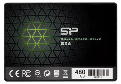 Produktbild von Silicon Power Slim S56, 480 GB, 2.5", 560 MB/s, 6 Gbit/s