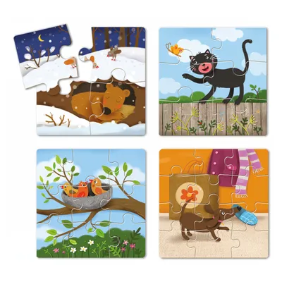 Image de Granna 4 puzzle - chat