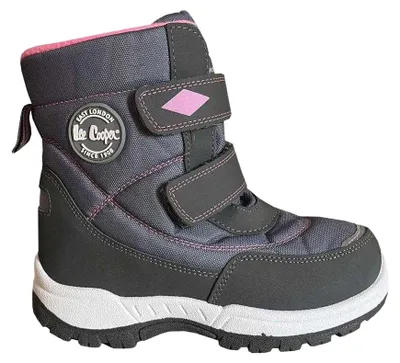 Produktbild von Lee Cooper - Schneestiefel für Kinder, Klettverschluss PP11572 (32 EU) (Grau)