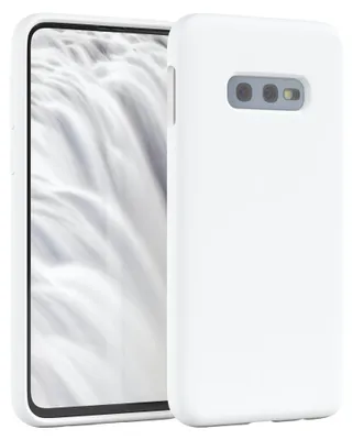 Produktbild von EAZY CASE Silikonhülle für Samsung Galaxy S10e Silikon Backcover Schutz in Weiß
