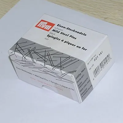 Stecknadeln aus Stahl, schwarz, 0,85 x 30 mm, 500 Stück