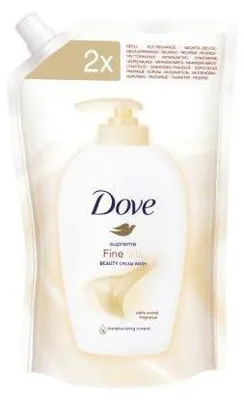 Zdjęcie produktu dla Dove supreme fine silk płyn do mycia delikatna pielęgnacja wkład 500ml