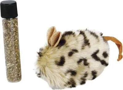 Produktbild von Katzenspielzeug Plüschmaus Catnip