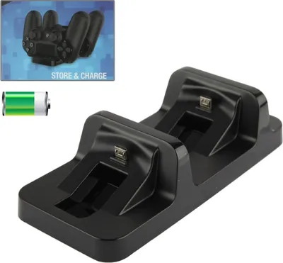 Image de DOBE USB Dual Charger Dock Station für PS4 Wireless Controller (TP4-002)(Schwarz)
