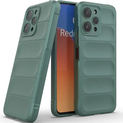 Produktbild von Handyhülle für Xiaomi Redmi 12 4G Weich TPU Silikon Stossfest Anti-rutsch Hülle Grün
