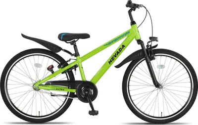 Productafbeelding van Altec kinderfietsen, model Nevada, 26 inch, voor jongens, met velgremmen, neon groen