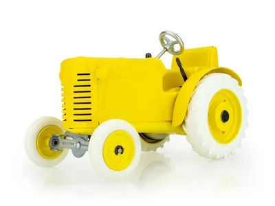 Zdjęcie produktu dla TRACTOR żółty bez napędu, tarcze metalowe KOVAP