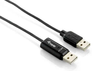 Zdjęcie produktu dla Equip 133339, 1,8 m, USB A, USB A, USB 2.0, Męska/Męska, Czarny