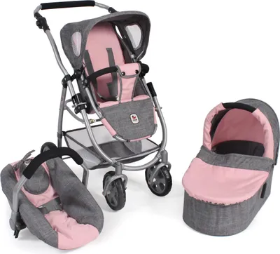 Image de BAYER CHIC 2000 Poussette de poupée 3en1 Combi EMOTION 637 15