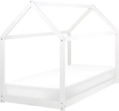 Obrázek produktu pro BELIANI Dětská postel bílá borovicové dřevo 90 x 200 cm s lamelovým roštem postel pro děti