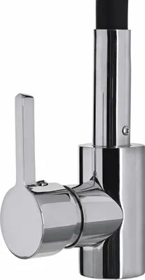 Zdjęcie produktu dla PYRAMIS 090919638, Czarny, Chrom, Uchwyt, Pojedyńczy, 41 cm, 23 cm