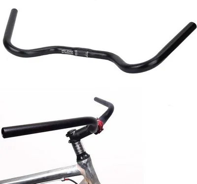 Produktbild von Famanu Fahrradlenker Aluminiumlegierung - Schwarz 54 cm