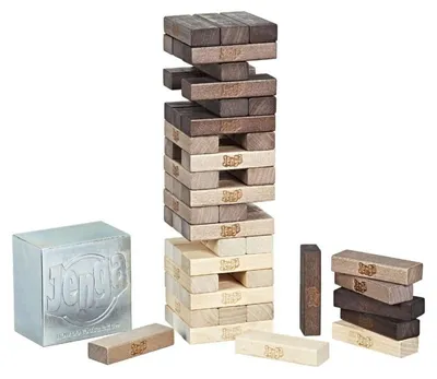 Produktbild von Hasbro - Jenga Game Rustic Series