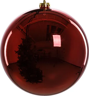 Produktbild von TrendLine Weihnachtskugel bruchfest, langlebig Ø 20 cm rot 1 Stück
