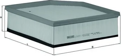Produktbild von Luftfilter MAHLE LX 1607/1 für VOLVO XC90 I (275) Filtereinsatz