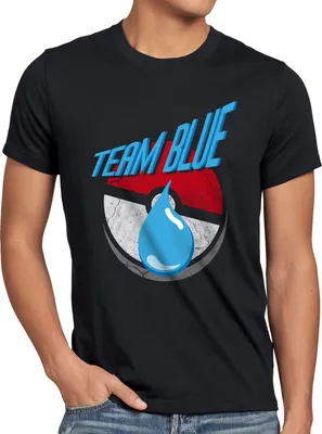 Produktbild von BaumwolleCloud TEAM BLUE Herren T-Shirt Team Blau Weisheit Wasser Mystic