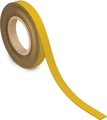 Produktbild von MAUL Kennzeichnungsband Metall 1 Stück 42 g/cm ² magnetisch kunststoffbeschichtet beschriftbar 10 m x 2 cm x 1 mm gelb