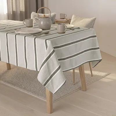 Produktbild von Dune Tischdecke 140x140 cm Grau 140x140 cm 85% Baumwolle 15% Polyester Hergestellt in Europa