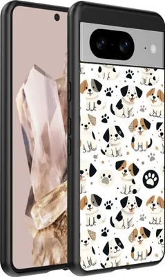 Immagine prodotto di Adatto per Google Pixel 8 Pro Custodia per telefono con stampa di cani - TPU back cover case dog design - Smartphonics