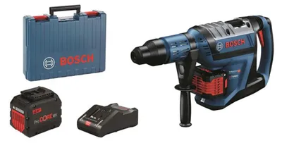 Produktbild von Akku-Bohrhammer BITURBO GBH 18V-45 C Professional (blau/schwarz, 2x Akku ProCORE18V 12,0Ah, Bluetooth Modul)
