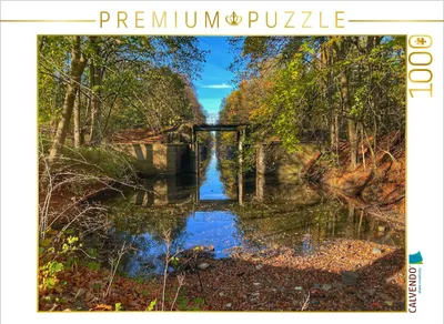 Produktbild von CALVENDO Puzzle Schleuse Hanekenfähr | 1000 Teile Lege-Größe 64x48cm Foto-Puzzle für glückliche Stunden