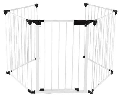Zdjęcie produktu dla Kratka dla psów – kratka ochronna – 5 elementów – długość 300 cm – biała