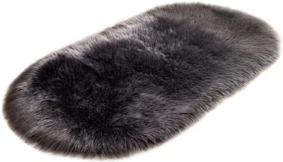 Produktbild von Lammfell Schaffell Teppich Kunstfell Dekofell Teppich weich Lammfellimitat Longhair Fell Optik Nachahmung Wolle Bettvorleger Sofa Matte Shaggy Teppiche für Schlafzimmer Wohnzimmer, G, 40 x 60 cm