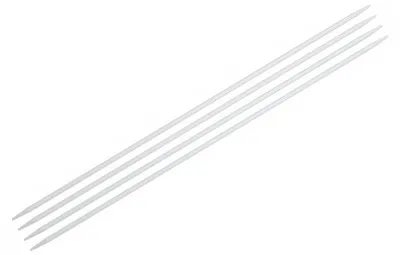 Imagen del producto de Set de 4 agujas de punto circulares de aluminio de 23 cm