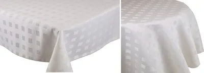 Produktbild von Betz Edle Jacquard Tischdecke Tischtuch Tischwäsche  Dessin 4 Farbe champagner Größe - 130x160 cm